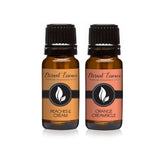 Huile parfumée Eternal Essence Oils Peaches & Cream dans flacon ambré, idéale pour bougies et savons.