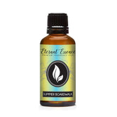 Eternal Essence Oils Summer Boardwalk dans une bouteille ambrée 30 ml, idéale pour diffusion parfumée.