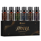 Ethlauff: bouteille huile hôtel luxe prête à diffuser des arômes.