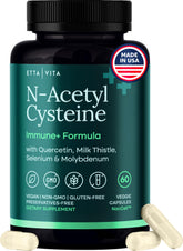 Etta Vita NAC 600 mg – bouteille de capsules pour soutien antioxydant quotidien
