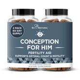 Eu Natural Conception pour Lui — bouteille visible, soutien potentiel à la fertilité masculine.
