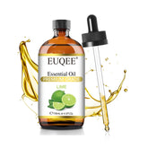EUQEECitronVert bouteille ambrée protégeant la fraîcheur aromatique