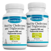 EuroMedica: bouteille de cholestérol et triglycérides montrant un potentiel soutien cardio-immunitaire