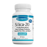 EuroMedica Silica-20: structure osseuse renforcée et absorption optimale des minéraux.