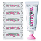 Dentifrice EUTHYMOL en tube aluminium, emballage recyclable et élégance durable.
