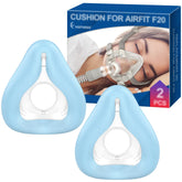 Everness coussin masque CPAP F20 style plein visage pour un ajustement précis et confortable.