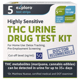 Exploro kit-test-thc-drogue-urine: détection à domicile rapide des métabolites du THC