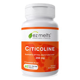 EZ Melts Citicoline en flacon fraise, facilité d'utilisation pour concentration.