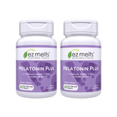 EZ Melts Mélatonine Plus: tablettes dissolvantes cerise, facilité d’utilisation nocturne pour une détente rapide.