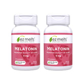 EZ Melts Mélatonine, tablettes dissolvantes pour le sommeil, sans eau nécessaire.
