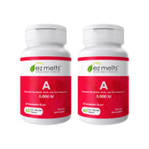 EZ Melts Vitamine A tablette dissolvante fraise-arôme soutien quotidien peau et vue