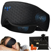 FACEMOON masque-sommeil avec haut-parleurs reglables pour un ajustement confortable.