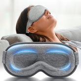 FACEMOON masque-sommeil lesté gris pour s'endormir plus rapidement et s'isoler de la lumière