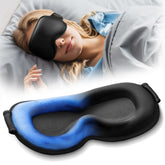 FACEMOON masque yeux 3D refroidissant, soulage migraines et fatigue oculaire.
