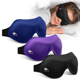 FACEMOON masque yeux noir total pour obscurité parfaite et sommeil prolongé