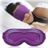 FACEMOON Masque yeux poids 3D bloque la lumière pour un sommeil profond