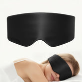 FACEMOON masque yeux soie Mulberry, obscurité 360°, sommeil plus profond