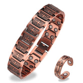 Fashtour bracelet croix cuivre detail: allure robuste et élégante.