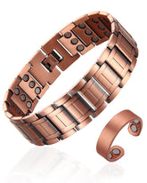 Fashtour bracelet cuivre 3x magnetes – design moderne et énergie potentielle.