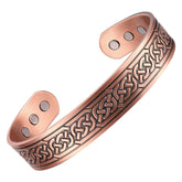 Vue d’ensemble du bracelet Fashtour en cuivre pur, style élégant et durable.