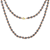 Collier Fashtour en hématite magnétique et cuivre, allure audacieuse pour le quotidien.