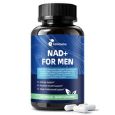 Bouteille Femmetra NAD+ pour homme, énergie potentielle et vitalité.