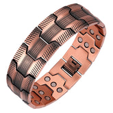 Feraco bracelet cuivre 3x-force, allure moderne et porté quotidien.