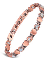 Feraco bracelet cuivre Bohemia, bijou élégant pour une allure quotidienne.