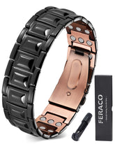 Feraco bracelet cuivre homme-3x-force: confort durable et style assuré.