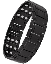 Feraco bracelet cuivre pour homme noir — vue d’ensemble élégant et confortable.