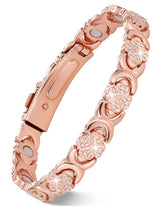 Feraco bracelet cuivre pur femme, design élégant et porté au quotidien.