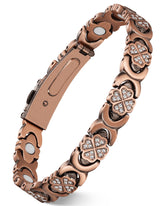 Feraco bracelet cuivre pur pour femmes, design élégant pour un usage quotidien.