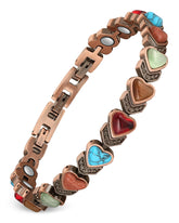 Feraco bracelet cuivre pur, allure élégante et hypoallergénique pour usage quotidien