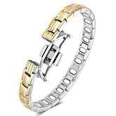 Bracelet Feraco magnétique 5x puissance sur le poignet, style élégant.