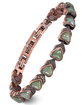 Feraco bracelet pur cuivre femme, élégance hypoallergénique au quotidien.