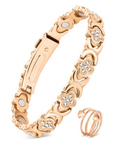 Feraco bracelet pur cuivre pour femmes, style élégant et durable.