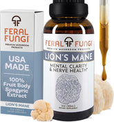 Extrait Crinière de Lion Feral Fungi en bouteille – usage quotidien et pur
