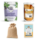 Fermentaholics kit sirop de sureau noir – ensemble prêt à préparer un sirop maison