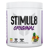 Bouteille FINAFLEX STIMUL8 prête à booster l'énergie avant l'entraînement.