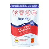 FIRST DAY 3-en-1 Probiotiques pour homme, bouteille, soutien digestif potentiel