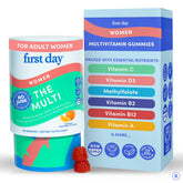 FIRST DAY Multivitamin : mélange fruits bio pour énergie quotidienne