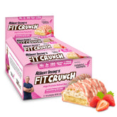 FITCRUNCH barre protéinée 6 couches, strudel fraise, idéale pour une collation post-entraînement