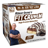 Fit Crunch barre snack taille six couches pour une texture croquante et rassasiante.