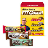 Pack de 18 barres FITCRUNCH Snack Size, collation pratique et polyvalente.
