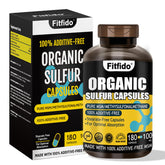 Capsules Fitfido MSM 1000 mg — étiquette claire, pureté élevée, usage quotidien.