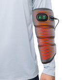 FlareMore bandage chauffant pour le coude bleu, chaleur ciblée et confort