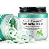 Flasture tablettes dentaires nano-hydroxyapatite menthe: renforce l'émail et offre une fraîcheur durable.