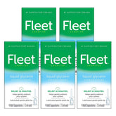 Fleet suppositoires glycérine liquide, emballage compact et pratique.