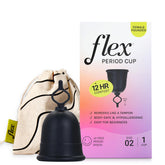 FLEX Flex Cup Starter Kit avec étui, pratique pour emporter lors des déplacements.