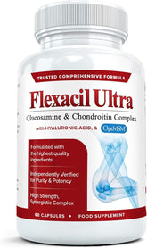 Flexacil Ultra bouteille-capules, pratique pour soutenir la mobilité articulaire au quotidien.